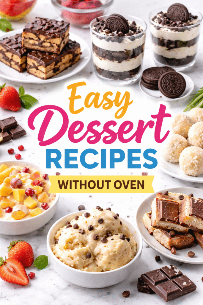 Easy Dessert Recipes Without Oven