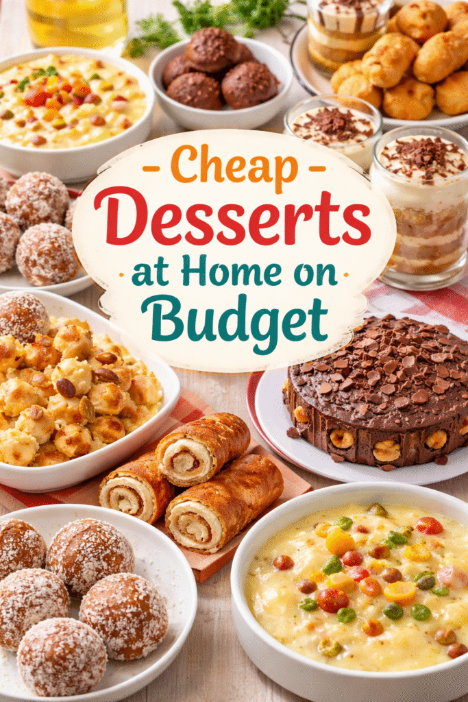 cheap desserts at home budget