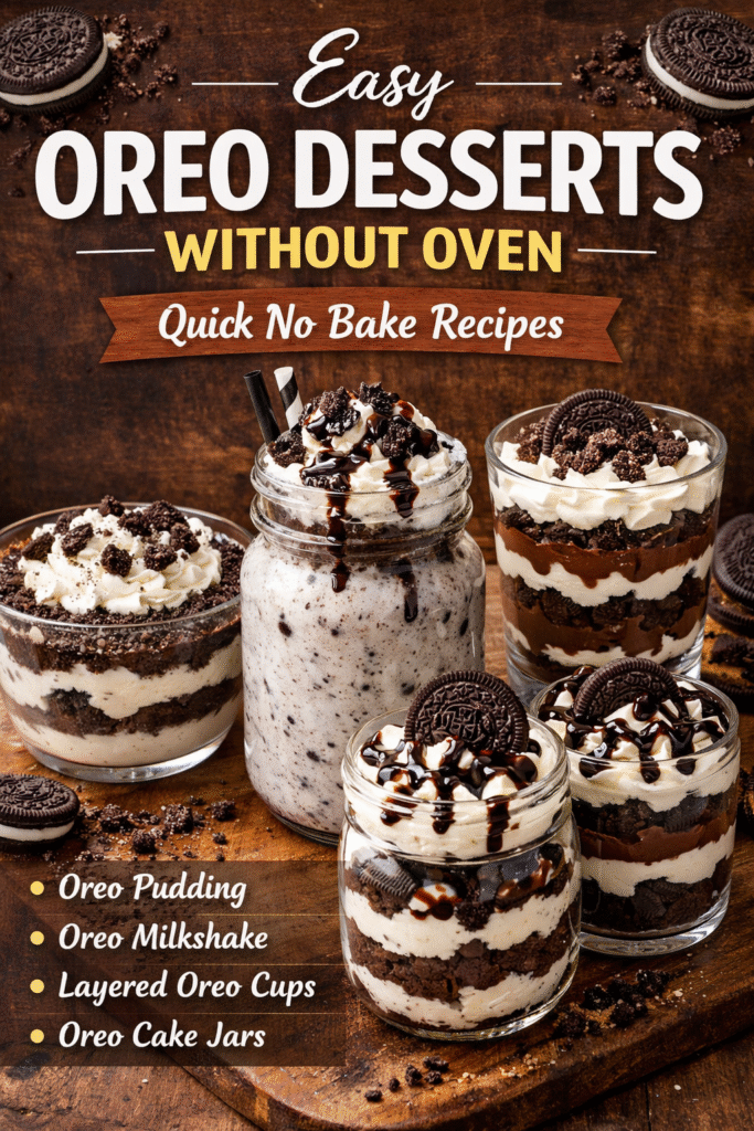 Easy Oreo Desserts Without Oven