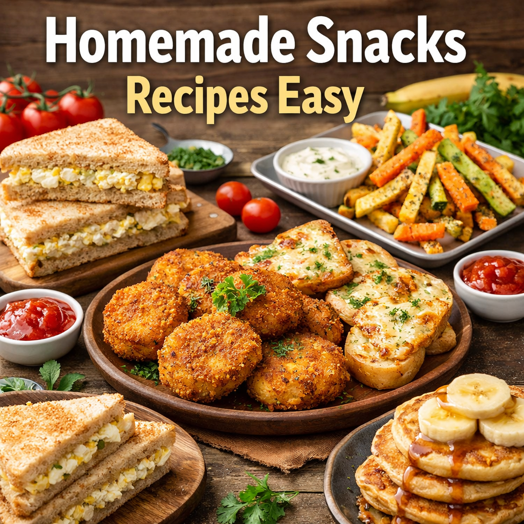 homemade snacks recipes easy