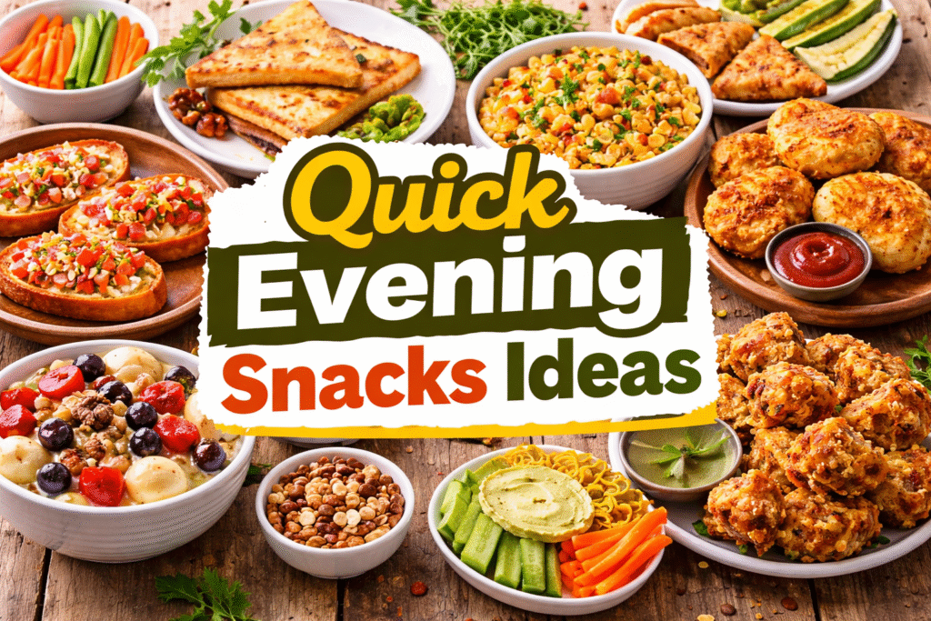 Quick Evening Snacks Ideas: 25+ Recipes