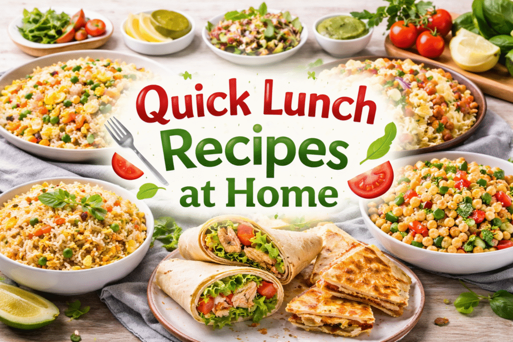 Quick Lunch Recipes at Home